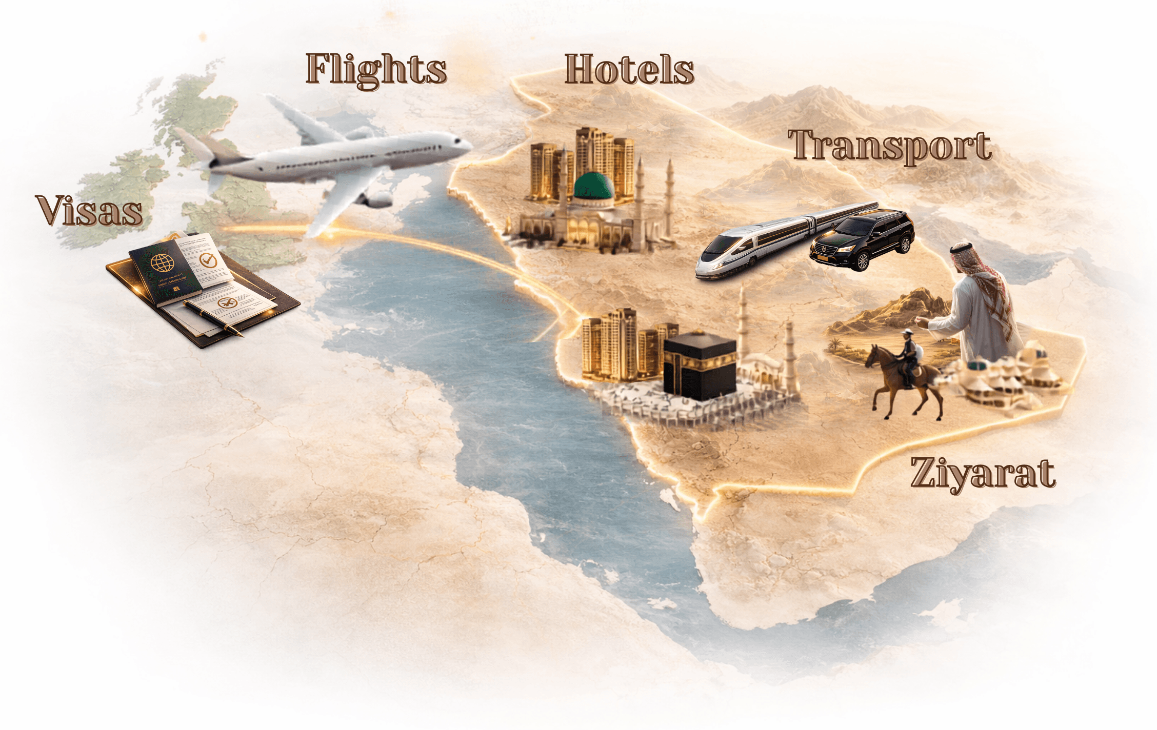 Unity Umrah personalised packages process overview